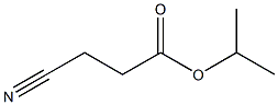 3-Cyanopropionic acid isopropyl ester Struktur