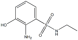 2-Amino-3-hydroxy-N-ethylbenzenesulfonamide Struktur