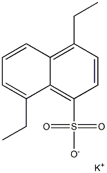 4,8-Diethyl-1-naphthalenesulfonic acid potassium salt Struktur