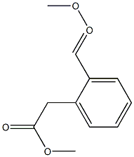 (o-Methoxycarbonylphenyl)acetic acid methyl ester Struktur