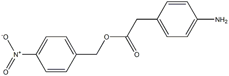 4-Aminobenzeneacetic acid 4-nitrobenzyl ester Struktur