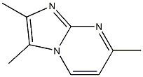 2,3,7-Trimethylimidazo[1,2-a]pyrimidine Struktur