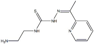 1-[1-(2-Pyridinyl)ethylidene]-4-(2-aminoethyl)thiosemicarbazide Struktur