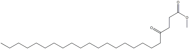 4-Oxotricosanoic acid methyl ester Struktur