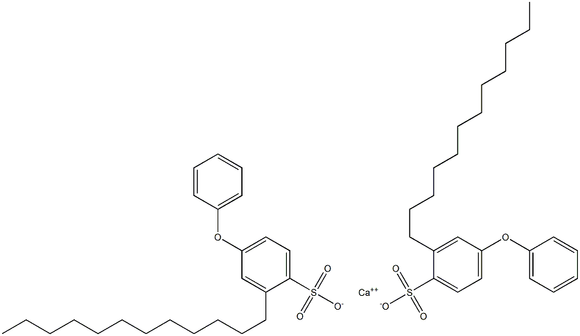 Bis(4-phenoxy-2-dodecylbenzenesulfonic acid)calcium salt Struktur