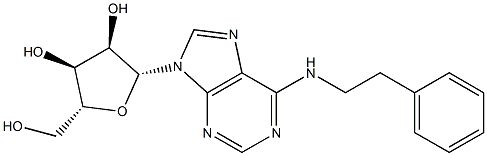 N-(2-Phenylethyl)adenosine Struktur