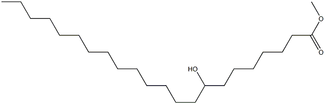 8-Hydroxydocosanoic acid methyl ester Struktur