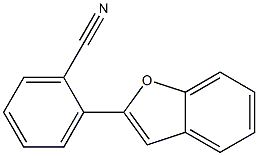 2-(Benzofuran-2-yl)benzonitrile Struktur