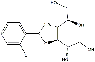 3-O,4-O-(2-Chlorobenzylidene)-D-glucitol Struktur