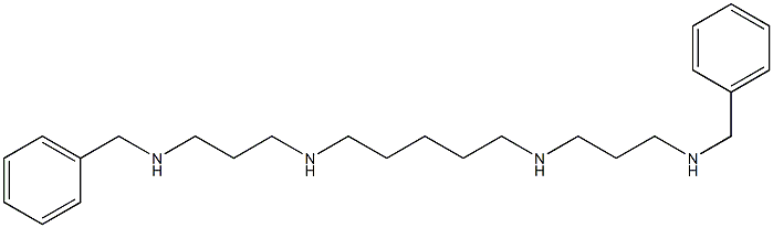 N,N'-Bis(3-benzylaminopropyl)-1,5-pentanediamine Struktur