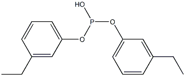 Phosphorous acid di(3-ethylphenyl) ester Struktur