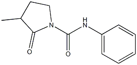 2-Oxo-3-methyl-N-phenylpyrrolidine-1-carboxamide Struktur