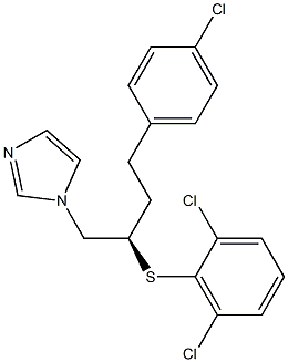 1-[(R)-4-(4-Chlorophenyl)-2-[(2,6-dichlorophenyl)thio]butyl]-1H-imidazole Struktur