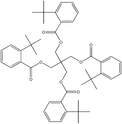 Pentaerythritol tetra(2-tert-butylbenzoate) Struktur