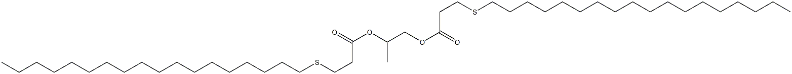 1,2-Propanediol bis[3-(octadecylthio)propionate] Struktur