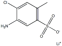 3-Amino-4-chloro-6-methylbenzenesulfonic acid lithium salt Struktur