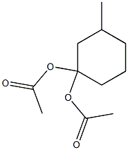 3-Methylcyclohexane-1,1-diyldiacetic acid Struktur