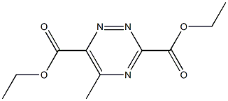 5-Methyl-1,2,4-triazine-3,6-dicarboxylic acid diethyl ester Struktur