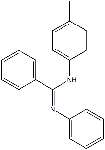 N-(p-Tolyl)-N'-phenylbenzamidine Struktur