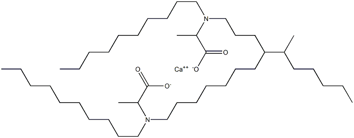 Bis[2-(didecylamino)propanoic acid]calcium salt Struktur