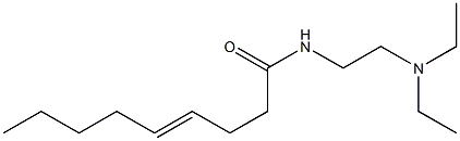 N-[2-(Diethylamino)ethyl]-4-nonenamide Struktur