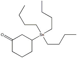 3-(Tributylstannyl)cyclohexanone Struktur