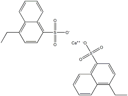 Bis(4-ethyl-1-naphthalenesulfonic acid)calcium salt Struktur