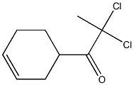 1-(3-Cyclohexenyl)-2,2-dichloro-1-propanone Struktur