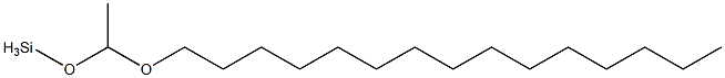 [1-(Pentadecyloxy)ethoxy]silane Struktur