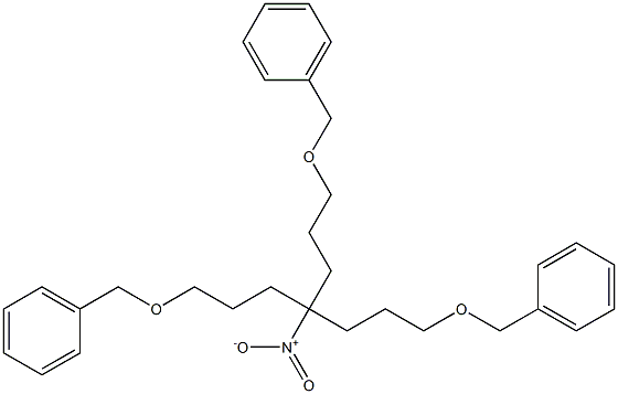 4-Nitro-4-[3-(benzyloxy)propyl]-1,7-bis(benzyloxy)heptane Struktur