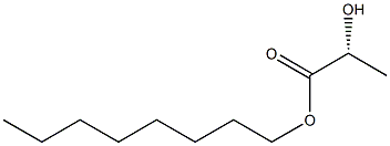 [R,(+)]-2-Hydroxypropionic acid octyl ester Struktur