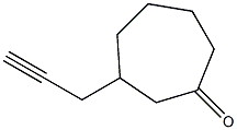 3-(2-Propynyl)cycloheptanone Struktur