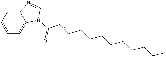 1-(2-Dodecenoyl)-1H-benzotriazole Struktur