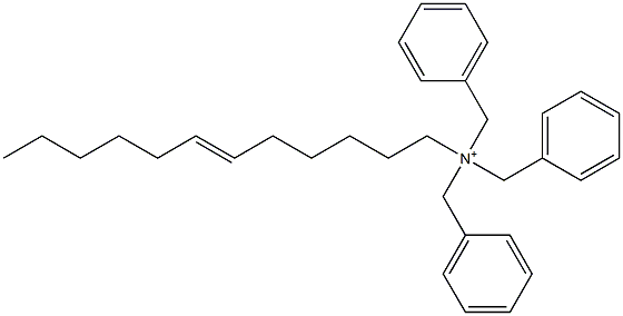 (6-Dodecenyl)tribenzylaminium Struktur