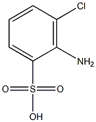 2-Amino-3-chlorobenzenesulfonic acid Struktur