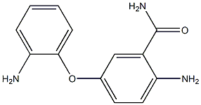 4-Amino-3-(aminocarbonyl)phenyl 2-aminophenyl ether Struktur