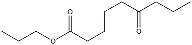 6-Ketopelargonic acid propyl ester Struktur