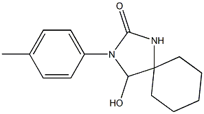 2-(p-Toluyl)-1-hydroxy-2,4-diazaspiro[4.5]decan-3-one Struktur