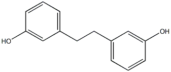 1,2-Bis(3-hydroxyphenyl)ethane Struktur