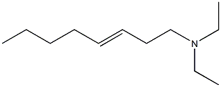 N,N-Diethyl-3-octen-1-amine Struktur