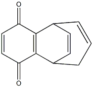 8,9-Dihydro-5,9-etheno-5H-benzocycloheptene-1,4-dione Struktur