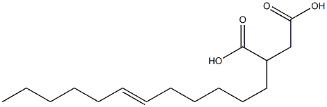 2-(6-Dodecenyl)succinic acid Struktur