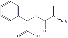 2-(L-Alanyloxy)-2-phenylacetic acid Struktur