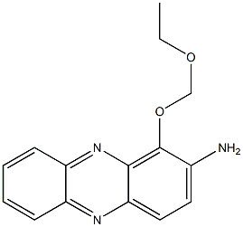 1-(Ethoxymethoxy)phenazin-2-amine Struktur