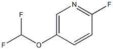 2-Fluoro-5-difluoromethoxypyridine Struktur