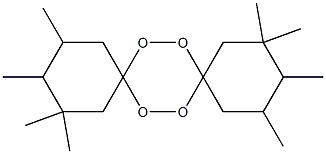 2,2,3,4,11,11,12,13-Octamethyl-7,8,15,16-tetraoxadispiro[5.2.5.2]hexadecane Struktur