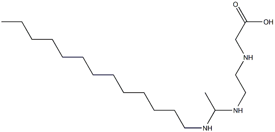 N-[2-[1-(Tridecylamino)ethylamino]ethyl]glycine Struktur