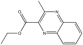 3-Methylquinoxaline-2-carboxylic acid ethyl ester Struktur