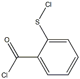 o-(Chlorothio)benzoyl chloride Struktur