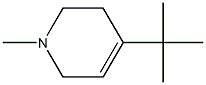 1-Methyl-4-(tert-butyl)-1,2,3,6-tetrahydropyridine Struktur